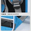 Dog or Cat Bike Basket Expandable Soft Sided Pet Carrier Backpack with 4 Open Doors Foldable Dog Bike Carrier