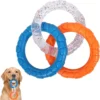 TPR Dog Toy - 3-Ring Chew for Teeth Cleaning & Interactive Play