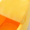 Banana Cat Bed - Cute Fruit-Shaped Pet Bed with Thick Cushion