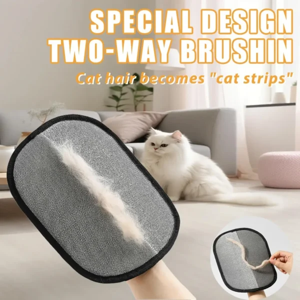 Sfc3b7d015b514e149144fc019cadcb752.webp Pet Grooming Gloves - Dual-Sided Deshedding Mitts for Dogs & Cats